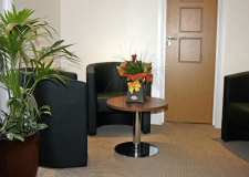 Refurbished patient lounge